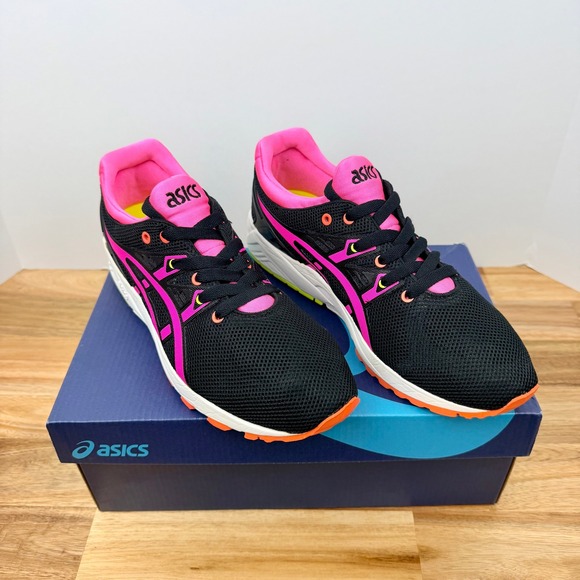 ASICS Women Black Pink Gel Running Shoes Sneakers Athletic Shoes 8.5 - Picture 3 of 11